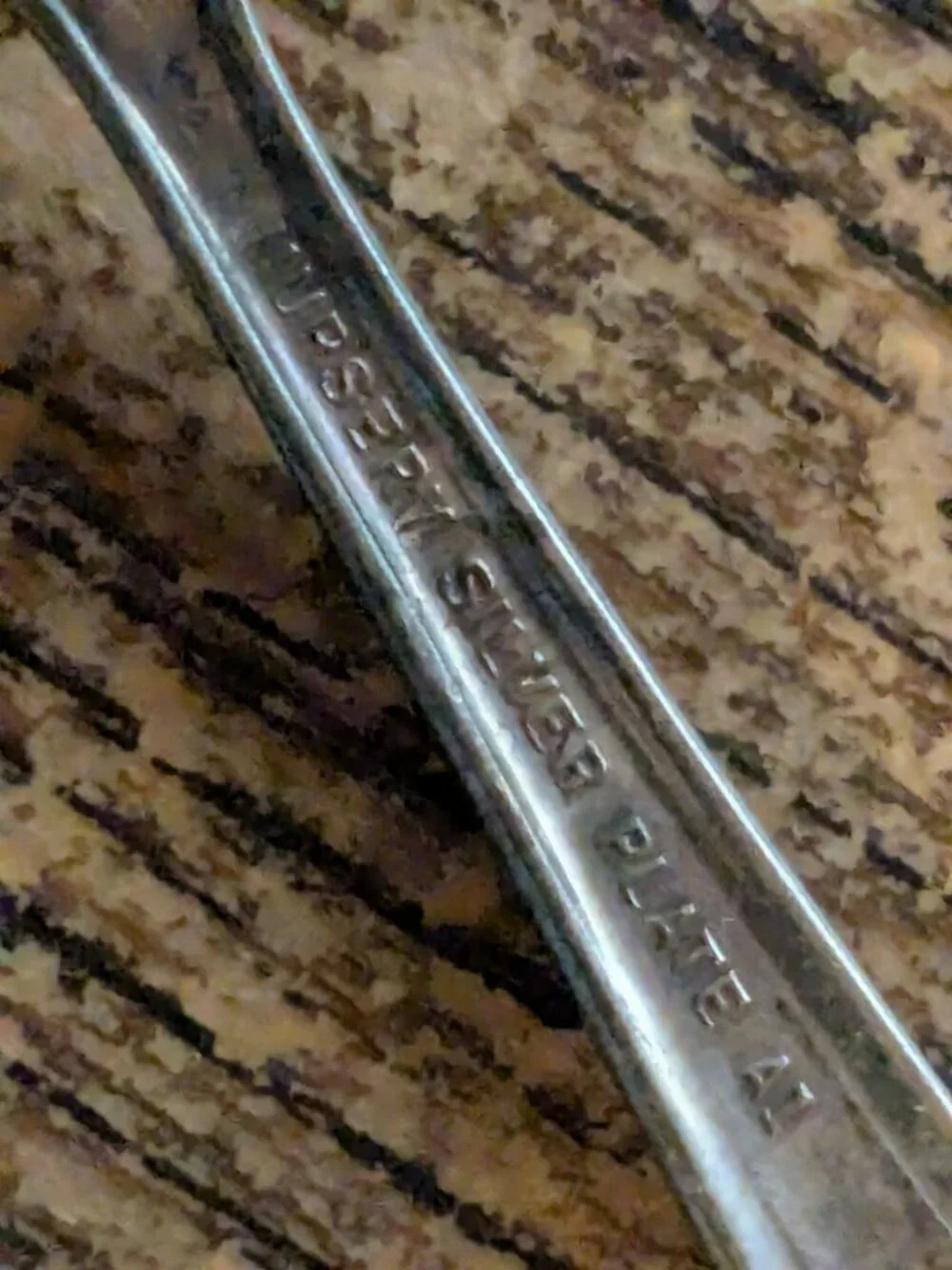 Set of 5 Silverplate Flatware - Spoons and a Fork Vintage